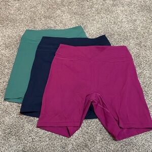 Women's 3 pack biker shorts